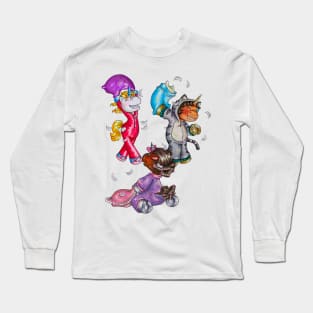 Pillow Fight Long Sleeve T-Shirt